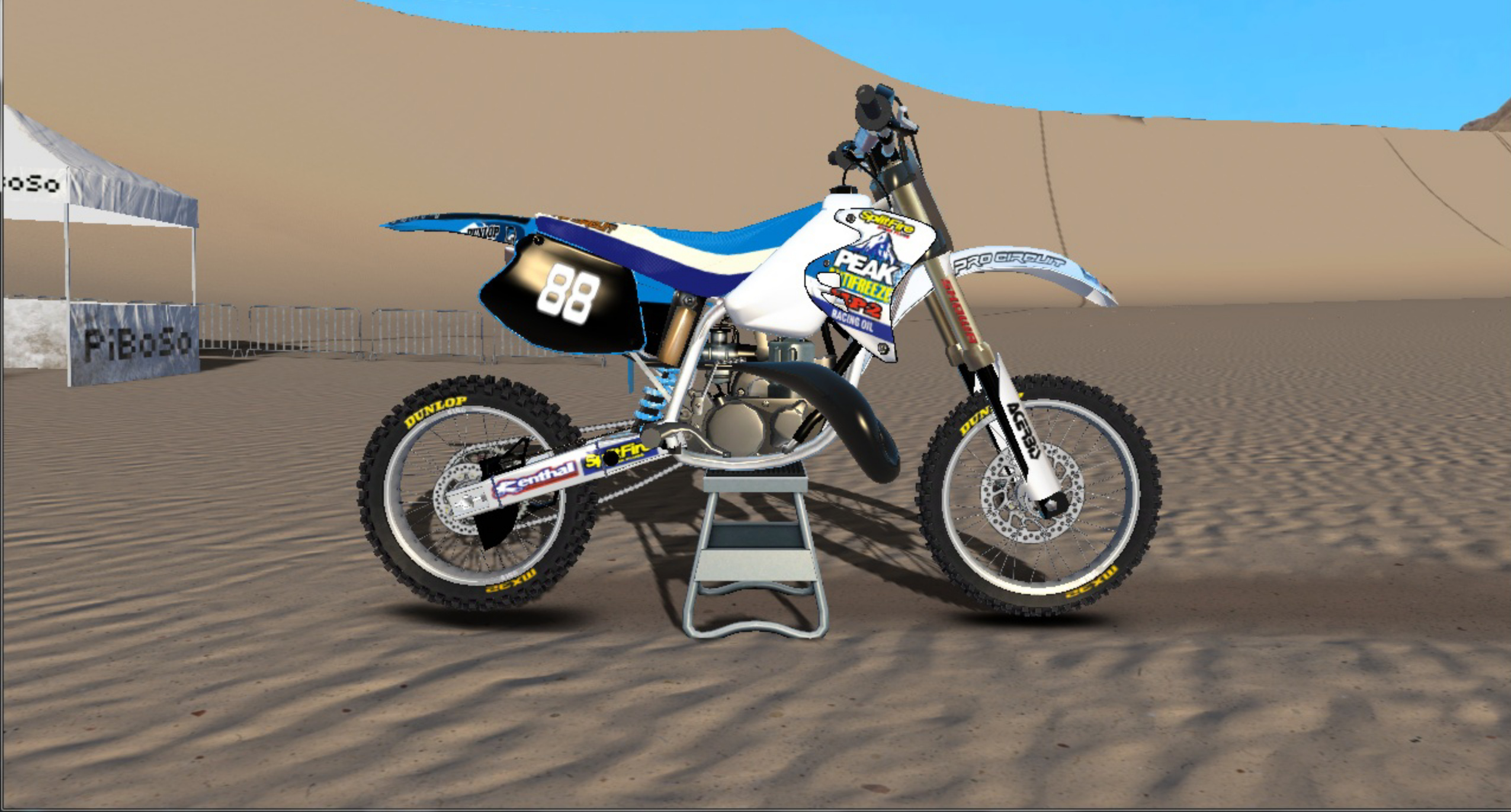 1996 HONDA CR125 Peak GRAPHICS MXB Mods