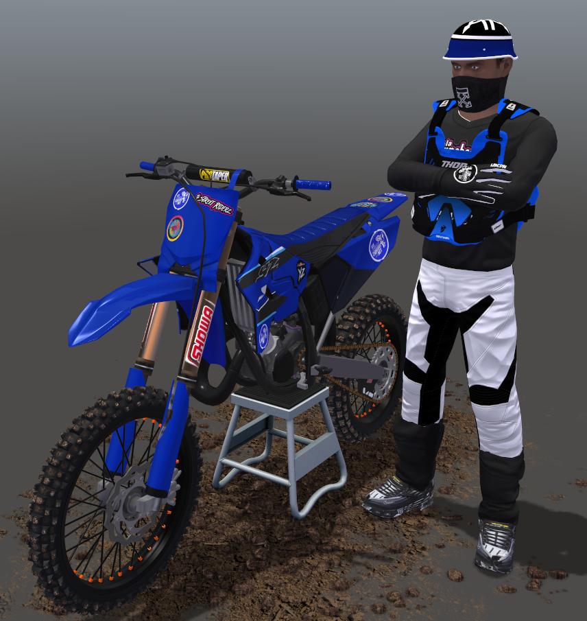 125 YZ BIKELIFE + YAMAHA (BKON) HELMET | MXB-Mods.com